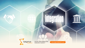 Visual riset omnichannel yang menunjukkan proses mengintegrasikan kanal untuk pengalaman konsumen yang mulus.