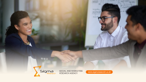 Ilustrasi membangun hubungan jangka panjang dengan pelanggan di era digital