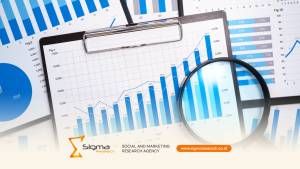 Grafik pengumpulan data loyalitas konsumen sensitif harga menunjukkan perilaku pembelian saat harga kebutuhan pokok berubah di Indonesia