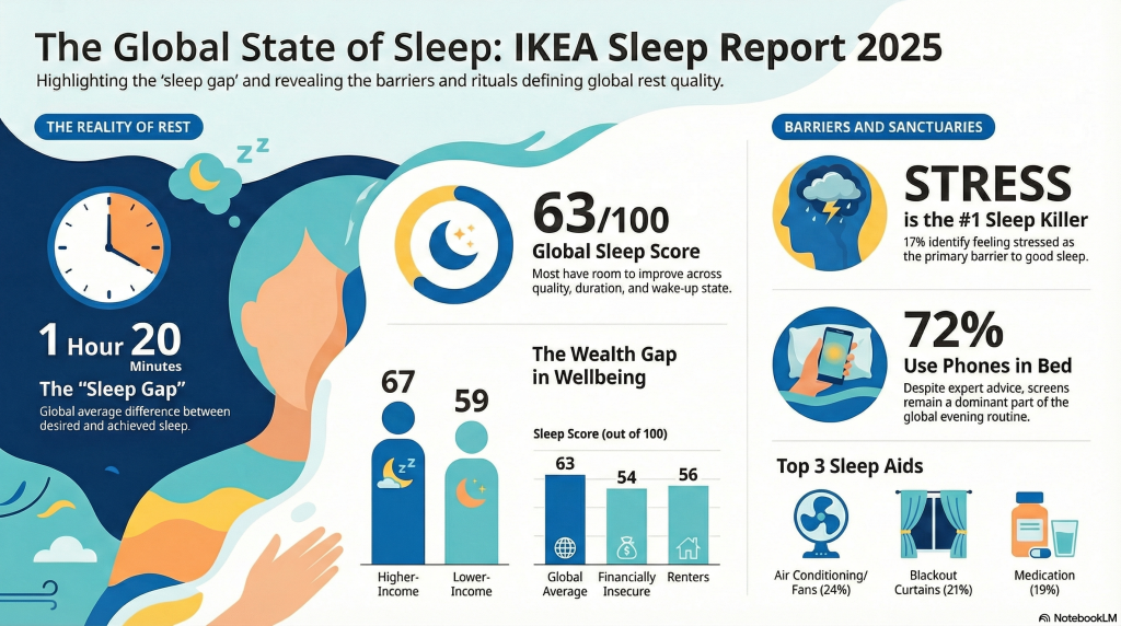 Sleep Gap Global 2025: IKEA Sleep Report