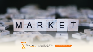 Eksekutif bisnis Indonesia sedang menganalisis hasil riset pasar dan grafik pertumbuhan ekonomi untuk pengambilan keputusan strategis