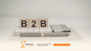 Ilustrasi perjalanan pembelian digital B2B dari riset hingga pembelian