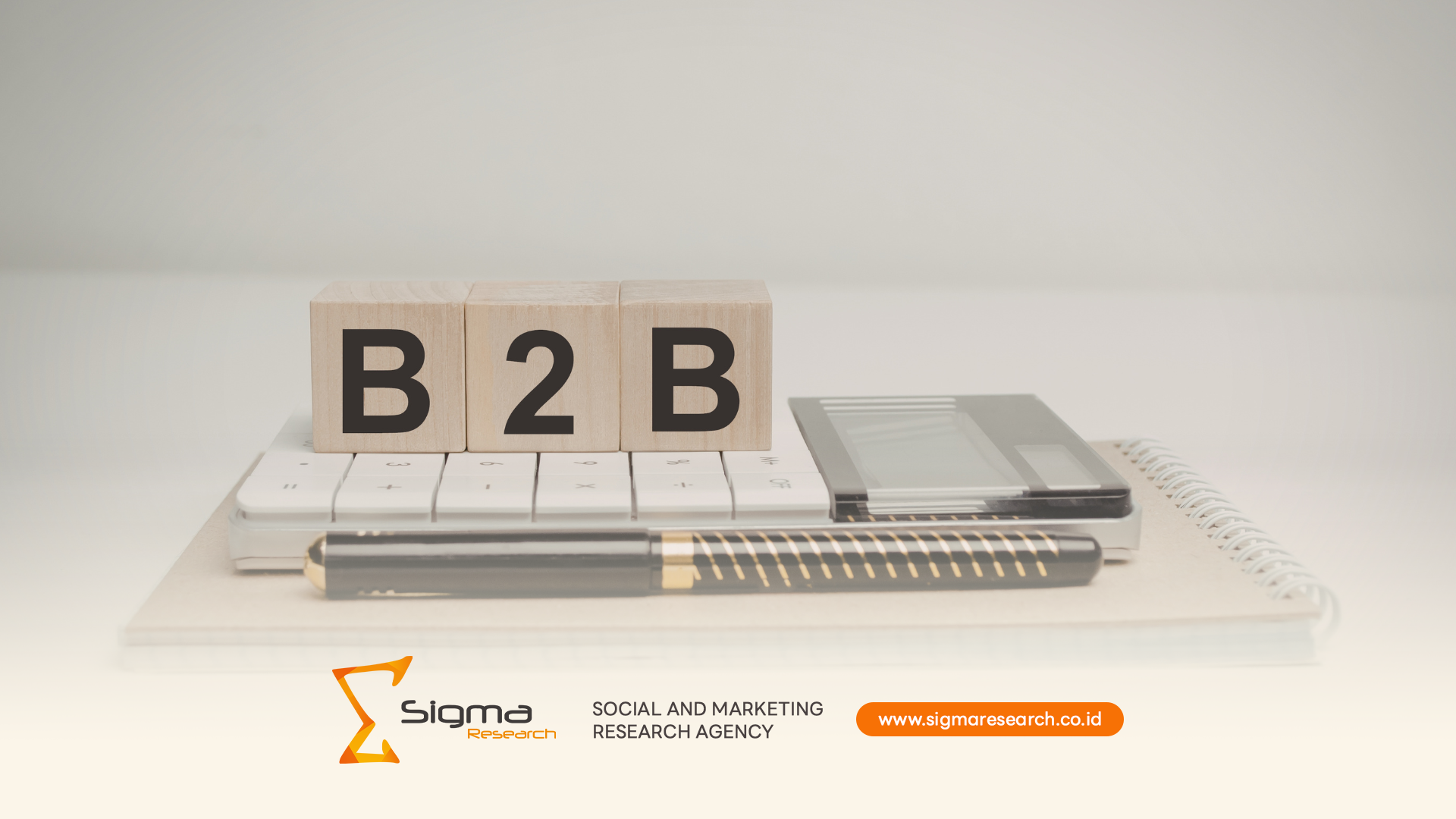 Ilustrasi perjalanan pembelian digital B2B dari riset hingga pembelian