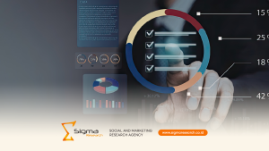 Pertemuan eksekutif korporasi Indonesia dengan dashboard data-driven decision making — Sigma Research
