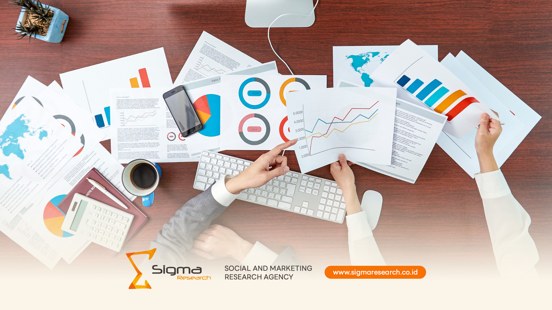 Konsultan data analytics Jakarta Sigma Research: dashboard analisis data bisnis multivariate untuk klien korporasi