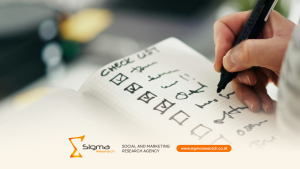 Tabel checklist 7 kriteria evaluasi vendor survei untuk procurement: pertanyaan kunci dan standar minimum per kriteria